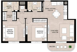 [Translate to ru:] 2 bedroom apartment